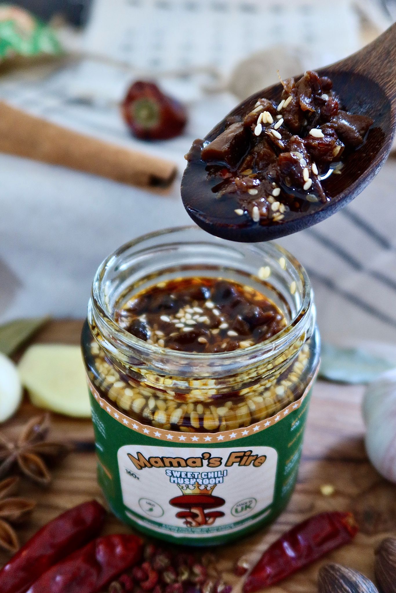 Sweet Chili Shiitkae Mushroom